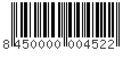 Barcode 8450000004522