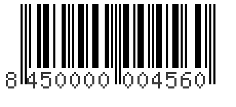 Barcode 8450000004560