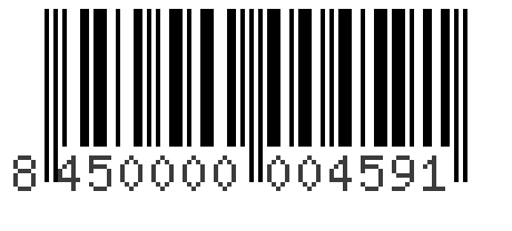 Barcode 8450000004591