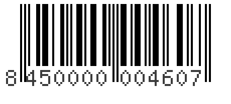Barcode 8450000004607