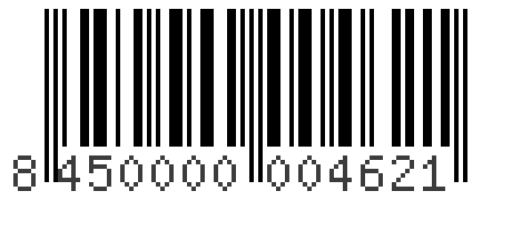 Barcode 8450000004621