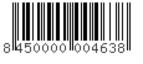 Barcode 8450000004638