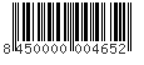 Barcode 8450000004652