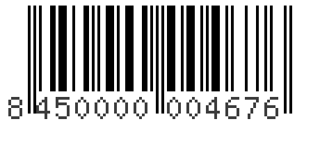 Barcode 8450000004676
