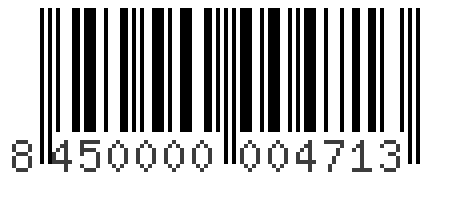 Barcode 8450000004713