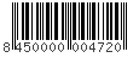 Barcode 8450000004720