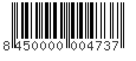 Barcode 8450000004737