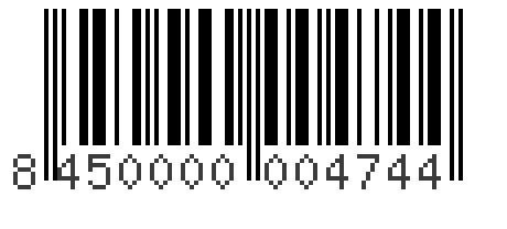 Barcode 8450000004744