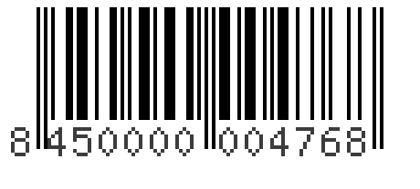 Barcode 8450000004768