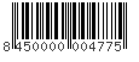 Barcode 8450000004775