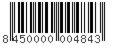Barcode 8450000004843
