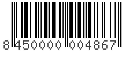 Barcode 8450000004867