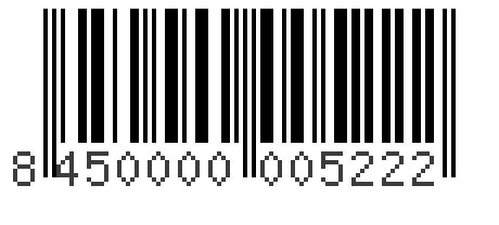 Barcode 8450000005222