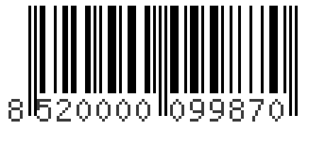 Barcode 8520000099870