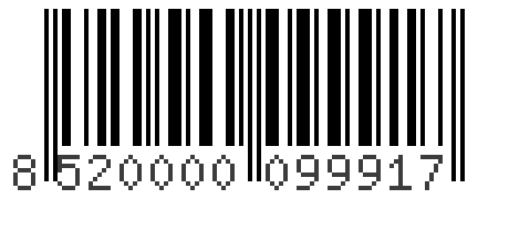 Barcode 8520000099917