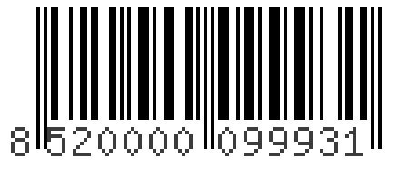 Barcode 8520000099931