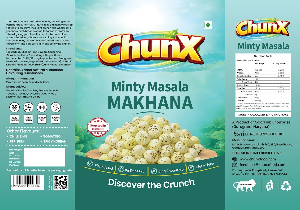 ChunX Minty Masala Makhana Pet Jar