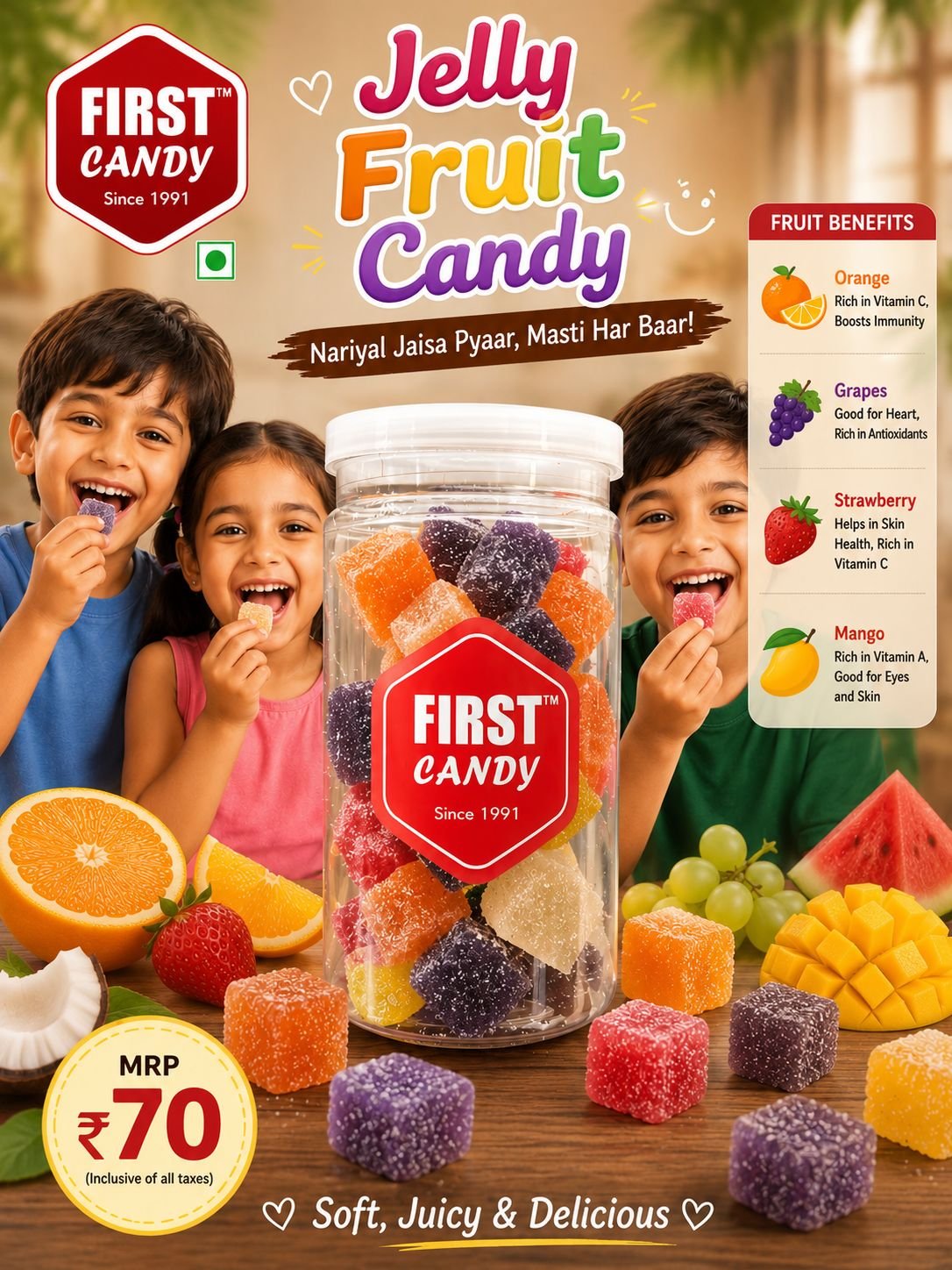 JELLY FRUIT CANDY