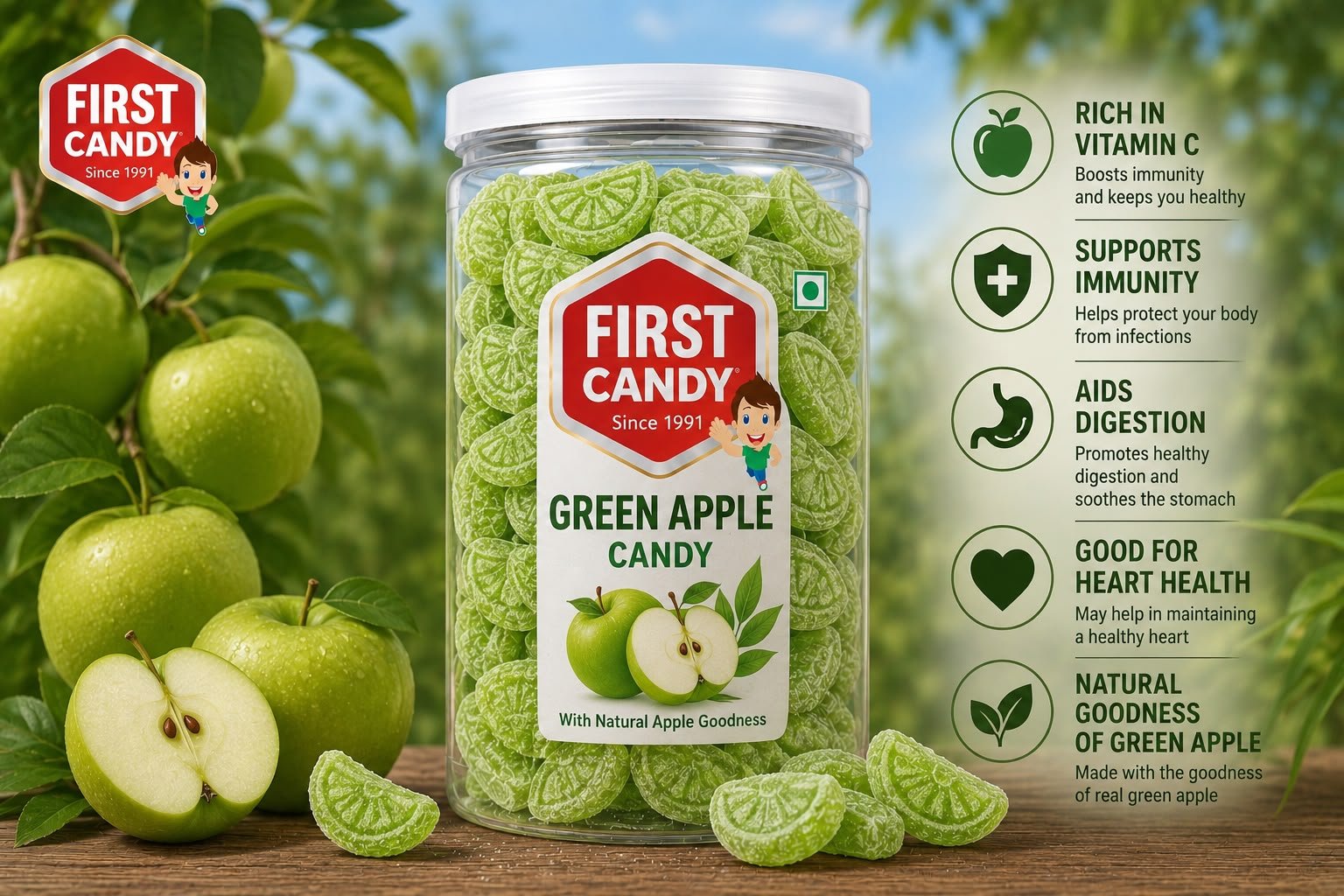 GREEN APPLE CANDY