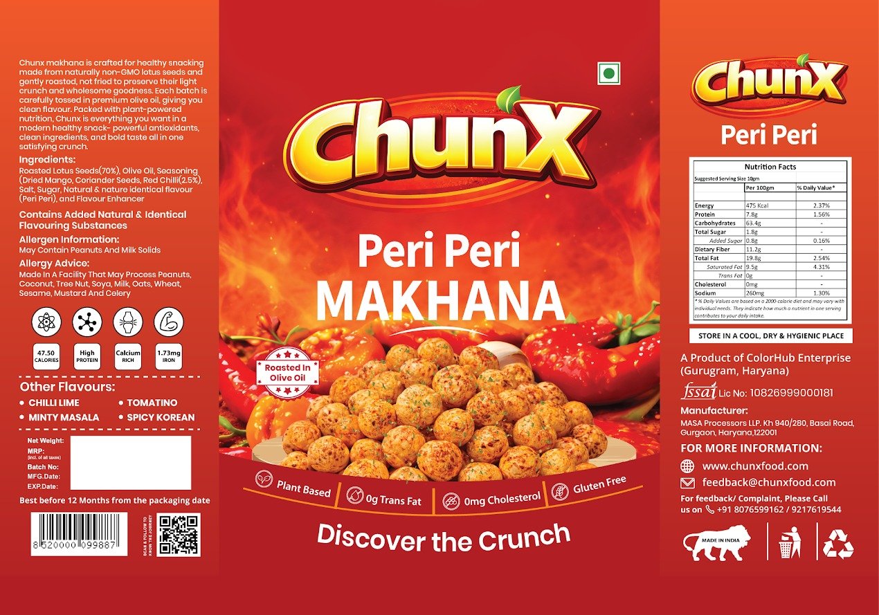 ChunX Peri Peri Makhana Pet Jar