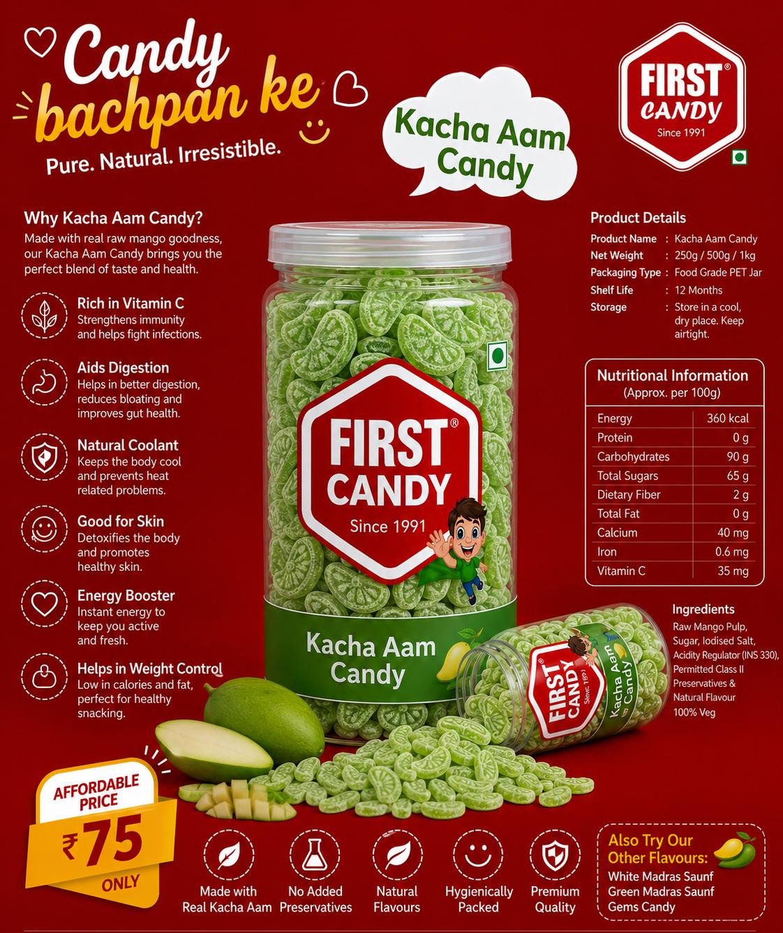 KACHA AAM CANDY